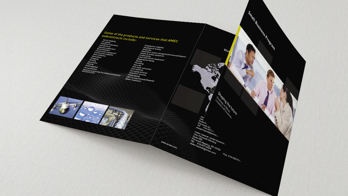 Multipage brochure design and layout